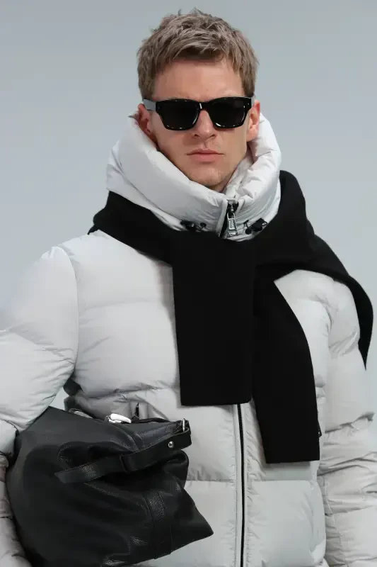 Tommy Kaz Tüyü Erkek Mont Taş-Taş - 3