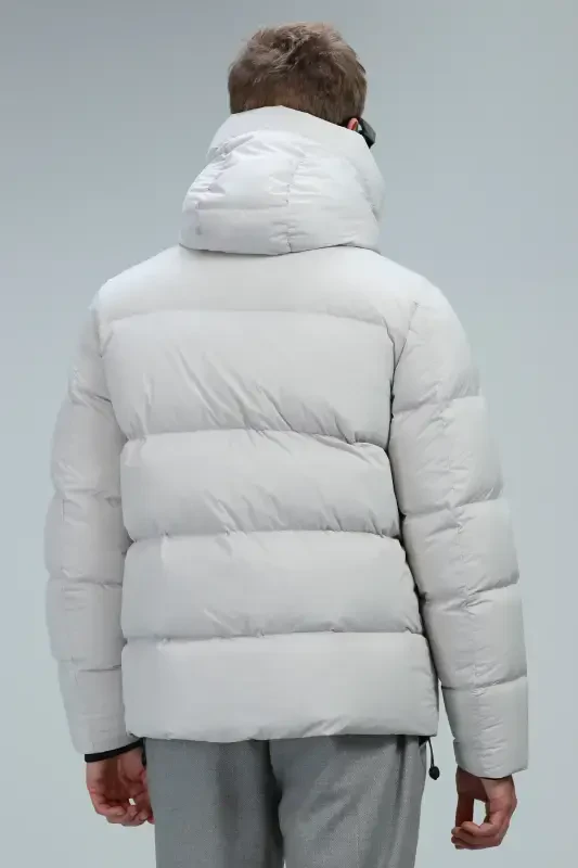 Tommy Kaz Tüyü Erkek Mont Taş-Taş - 6