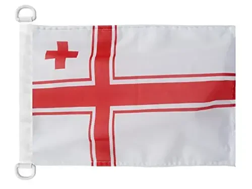 Tonga Harbiy-dengiz floti NAUTICAL Bayrog'i 18'' x 12'' - Tonga urush bayroqlari 30 x 45 sm. - Qayiq uchun banner 12x18 dyuym - AZ FLAG 