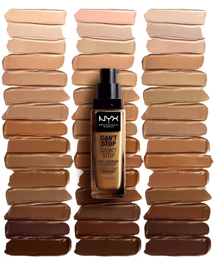 Тонирующий крем Can't Stop Won't Stop Full Coverage Foundation, 1 унция. 12.7 Нейтральный загар (средний светлый / нейтральный подтон) - 4