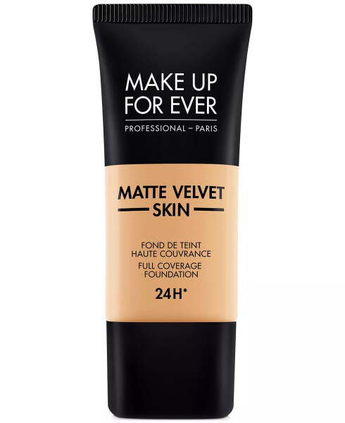 Тонирующий крем для лица с матовым эффектом Velvet Skin Full Coverage Foundation Y345 - Натуральный Беж - 1