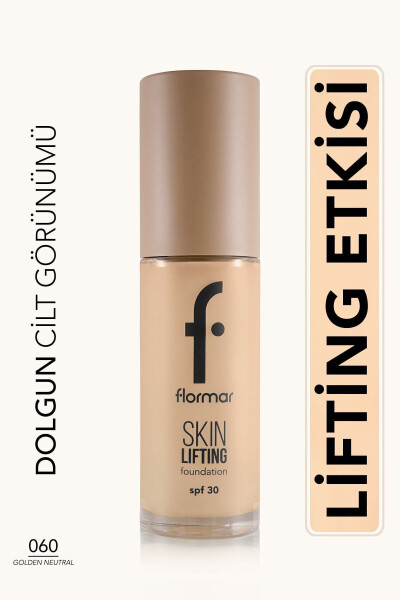 Тонирующий крем-лифтинг SPF30 (ТЕПЛЫЙ ПОДТОН) - Skin Lifting Fdt. - 060 Golden Neutral-8682536059633 - 10