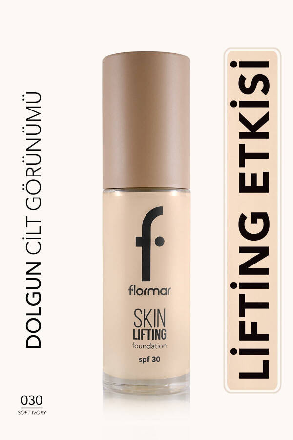 Тонирующий крем-лифтинг SPF30 (ТЕПЛЫЙ ТОН) - Skin Lifting Fdt. - 030 Soft Ivory - 8682536059572 - 9