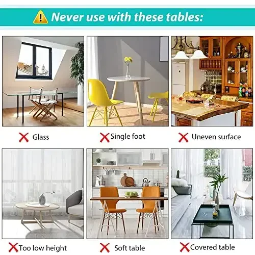 TOONOON Stol ustiga o'rnatiladigan yuqori stul, Tez stol stuli, Stolga biriktiriladigan yuqori stul, Sayohat uchun yuviladigan chaqaloqni ovqatlantirish stuli - 3