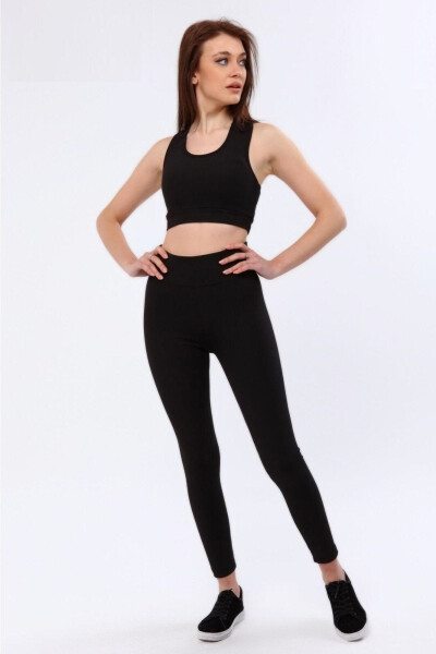 Toparlayıcı Fitilli Tayt Ultra Yüksek Bel - PURİFİCADO