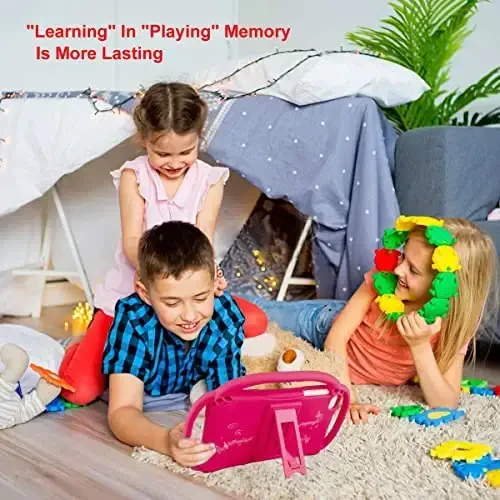 TOPELOTEK Kids plansheti 7 dyuymli planshet Bolalar uchun 3-7 yoshdagilar uchun g'ilof bilan, 32 GB xotira, Ota-ona nazorati, Ta'lim ilovasi, WiFi kamera, Netflix YouTube - 5