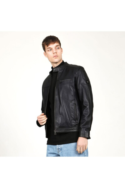 Topgun Black Men's Leather Jacket - 4