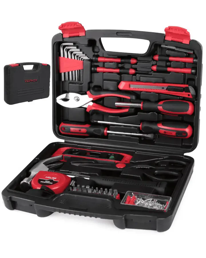 TOPHDY 149 Piece Tool Set, Household Tool Kit with Tool Box Storage Case, DIY Home Repair, Mechanical Repair - 1