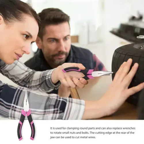 TOPHDY 275-Piece Pink Tool Set - Tool Kit for Women with Pink Tool Storage Bag, Lady's Tool Set for House, Perfect for Home DIY Projects- - 7