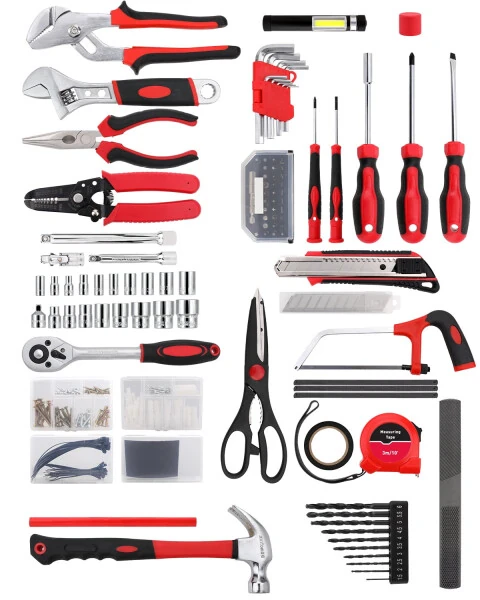 TOPHDY 325 Piece Home Tool Kit, Home Repair Tool Set, Toolbox Storage Case with Drawer, General Home/Auto Repair Tool kit - 7