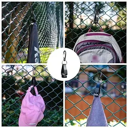 TOPJUM Tennis Ball Holder, Pickleball Holder Bag for Women, Men & Teens, Ball Pouch, Mesh Waist Hip Bag Carrier, Easy Holding 6-8 Pickle Balls or Tennis, Versatile Accessories & Gifts - 5