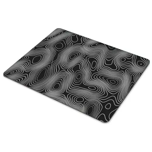Topographic Mouse pad Customized Mousepad Non-Slip Rubber Base Mouse Pads for Computers Laptop Office Desk Accessories Mouse pad - 4
