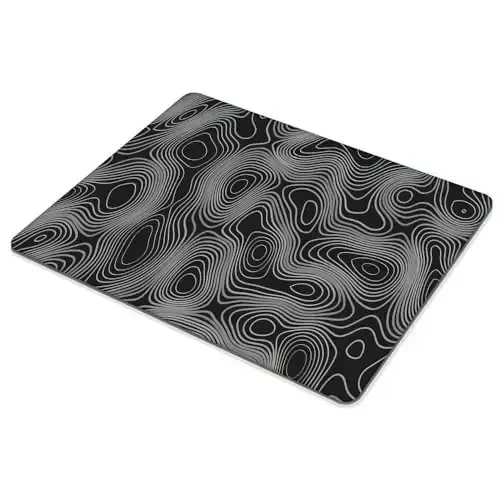Topographic Mouse pad Customized Mousepad Non-Slip Rubber Base Mouse Pads for Computers Laptop Office Desk Accessories Mouse pad - 4