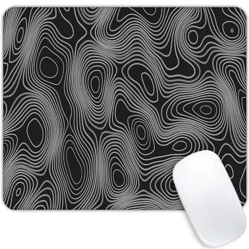 Topographic Mouse pad Customized Mousepad Non-Slip Rubber Base Mouse Pads for Computers Laptop Office Desk Accessories Mouse pad - 1