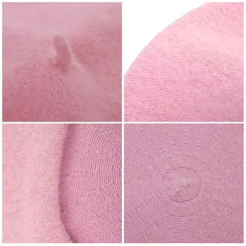 TopTie Ayollar uchun junli beret 60% Jun Frantsuzcha uslubdagi rassom shlyapasi Qattiq rangli bask bini shapkasi - 3