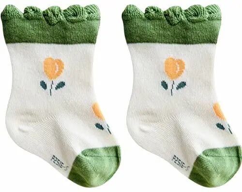 Toptim Newborn Baby-girls Paypoq va kamon Infant Toddler to'piqli paypoq - 4