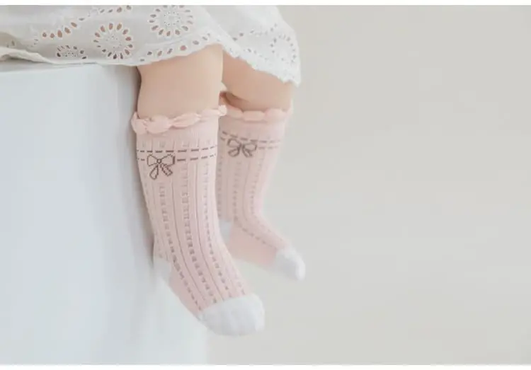 Toptim Newborn Baby-girls Socks and Bow Infant Toddler Ankle Socks - 3