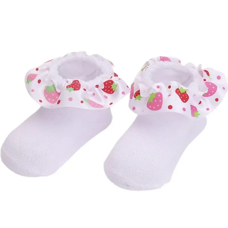 Toptim Newborn Baby-girls Socks and Bow Infant Toddler Ankle Socks - 5