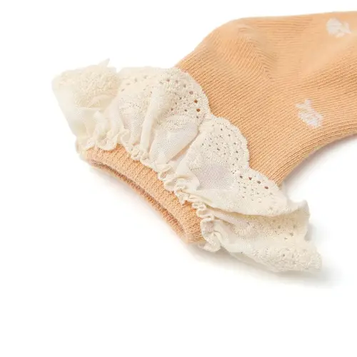 Toptim yangi tug'ilgan chaqaloq qizlar paypoqlari va kamonli chaqaloq to'piqli paypoqlari - 6