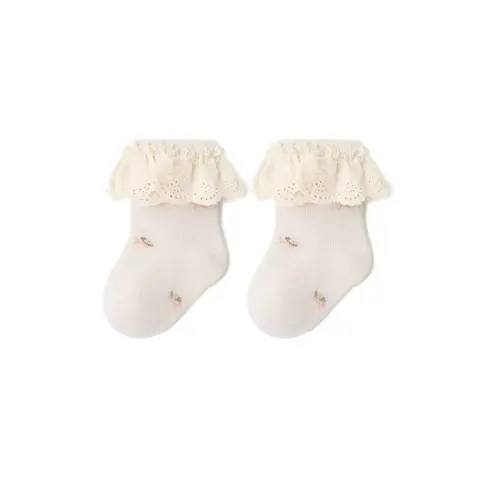 Toptim Newborn Baby-girls Socks and Bow Infant Toddler Ankle Socks - 4