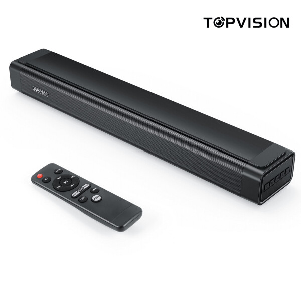 TOPVISION Televizor uchun Sound Bar, 21 dyuymli Bluetooth 5.0 LED chiroqli Soundbar, Optik/AUX/HDMI/USB ulanishi bilan 3D Surround Televizor karnayi - 1