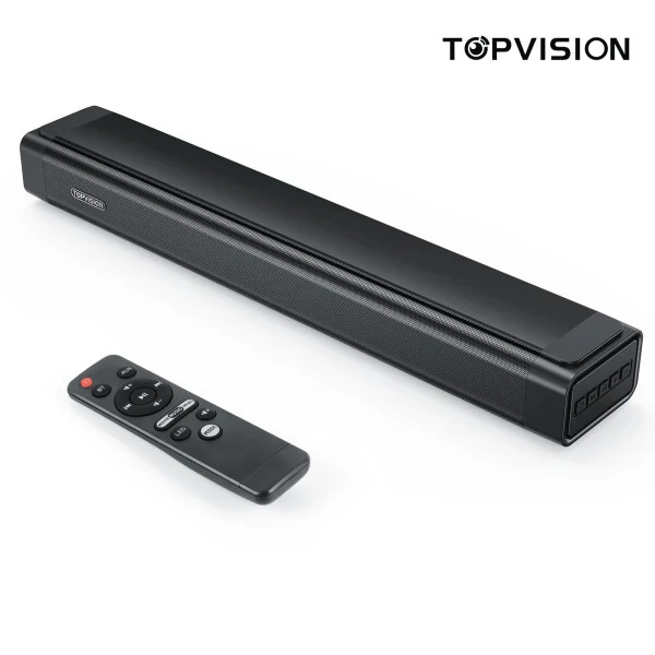 TOPVISION Televizor uchun Sound Bar, 21 dyuymli Bluetooth 5.0 LED chiroqli Soundbar, Optik/AUX/HDMI/USB ulanishi bilan 3D Surround Televizor karnayi - 6