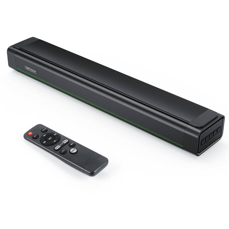 TOPVISION Televizyonlar İçin Sound Bar, Led Işıklı 21