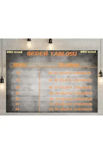 Toʻq koʻk Extra Yuqori Power Likrali Keng Jinsi Palazzo Shim (super Yuqori)-toʻq koʻk - 5