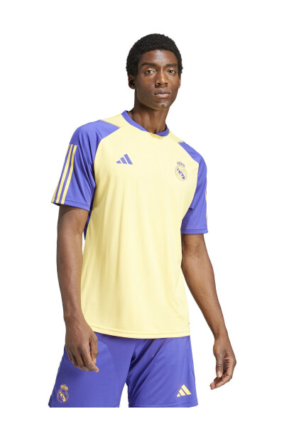 To'q sariq erkaklar uchun yumaloq bo'yinli 23/24 Real Madrid forma IQ0547 REAL - ADIDAS (1)
