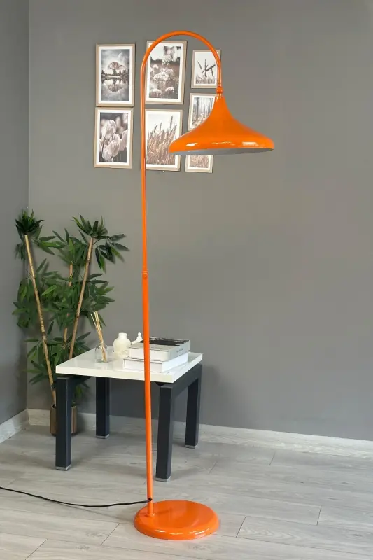 To'q sariq lampa Harakatlanuvchi sarlavha Zamonaviy dekorativ metall Mehmonxona Ish xonasi - To'q sariq - 1