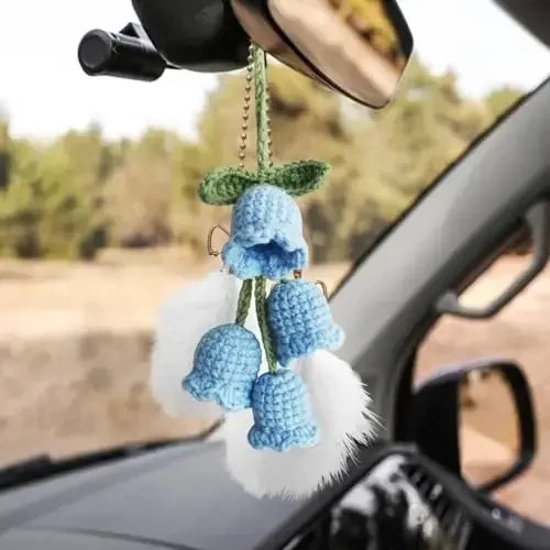 To'qilgan avtomobil oynasiga osilgan aksessuarlar Chiroyli tuvakdagi o'simliklar Ayollar va erkaklar uchun avtomobil dekorasi Orqa ko'rinish oynasi aksessuarlari Avtomobil bezaklari Ichki estetik buyumlar Avtomobil osmasi Avtomobil taqinchoqlari CA26088 - 6