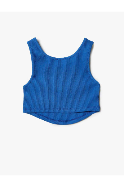 To'qima crop top, payetli tafsilotlar bilan. - 5