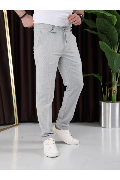 To'qimalgan gofri mato Jogger shim 