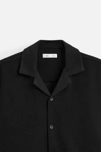 To'qimali ko'ylak - Qora - 9