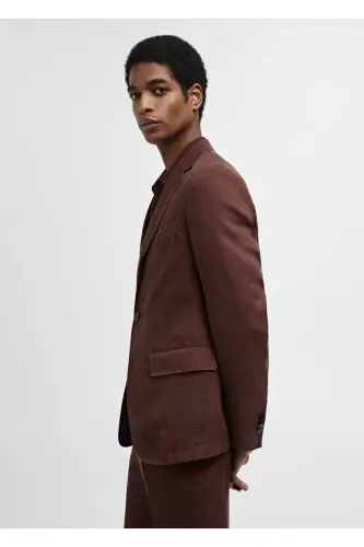 Tor burmali zigʻir blazer - 1