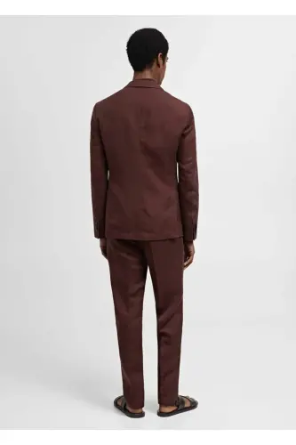Tor burmali zigʻir blazer - 5