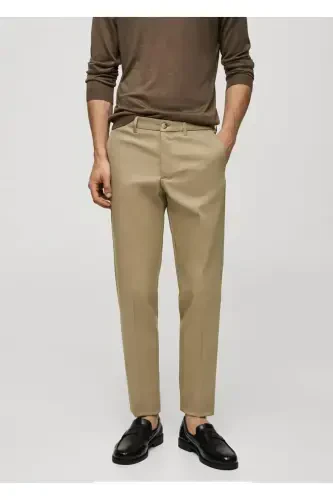 Tor kesimli chino shim - Xaki Rangi - 1