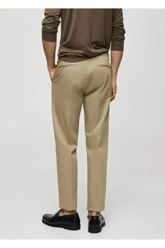 Tor kesimli chino shim - Xaki Rangi - 4