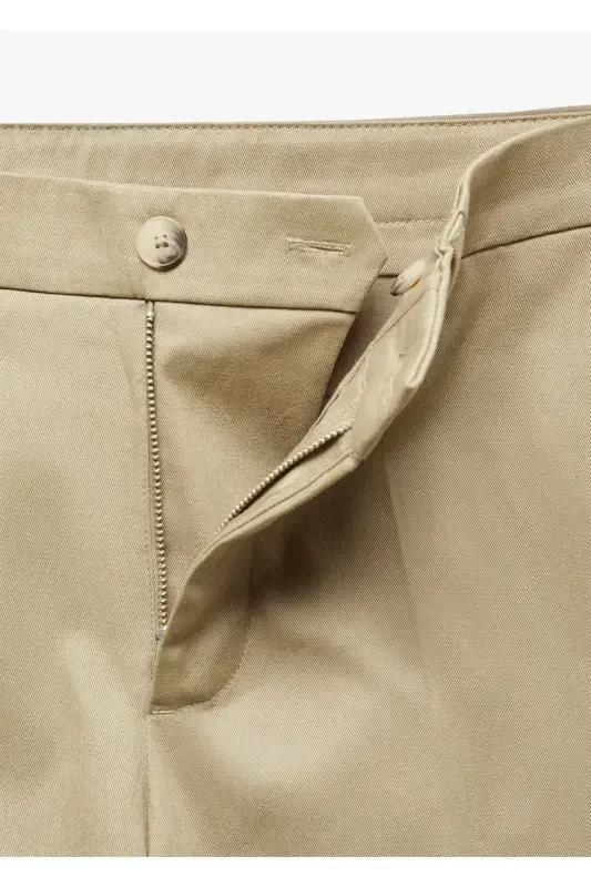 Tor kesimli chino shim - Xaki Rangi - 5