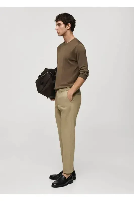 Tor kesimli chino shim - Xaki Rangi - 6