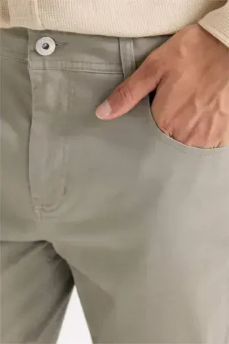 Tor, yupqa gabardin chino kanvas shim Haki - 6