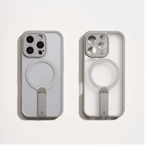 TORRAS 360 Stand & Magnetic Shockproof for iPhone 16 Pro Case with Full Camera Protection, Fit for MagSafe, 16FT Mil-Grade Shockproof PC & TPU Phone Case for iPhone 16 Pro 6.3