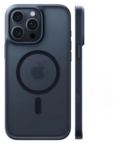 TORRAS for iPhone 13 Pro Max Case [Fit for MagSafe][12FT Military Grade Drop Tested] Magnetic Translucent Shockproof Slim Tough Anti-Fingerprint Case for iPhone 13 Pro Max, Black - TORRAS