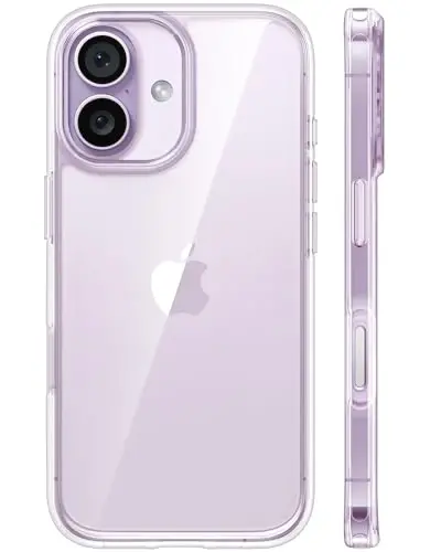 TORRAS for iPhone 17 Case Crystal Clear, [Anti-Yellowing][Military-Grade Protection], Ultra Slim Transparent Anti-Scratch Back, Soft Bumper, Non-Slip Protective Phone Cover, Clear 6.3