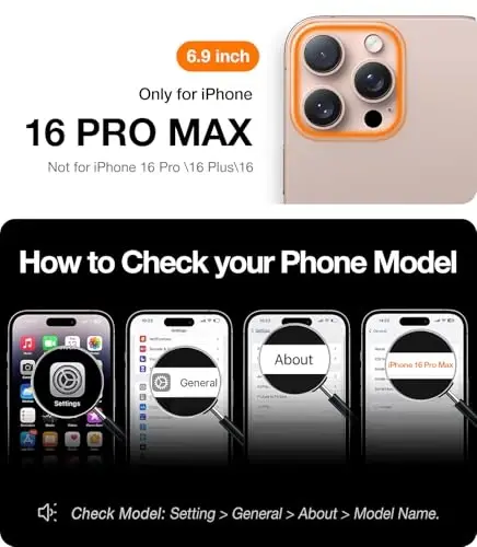 TORRAS Crystal Clear for iPhone 16 Pro Max Case, [Anti-Yellowing][Military-Grade Protection] X-ShockShield 3.0 Cushioning Shockproof, Slim Transparent Soft Bumper Protective Phone Cover 6.9