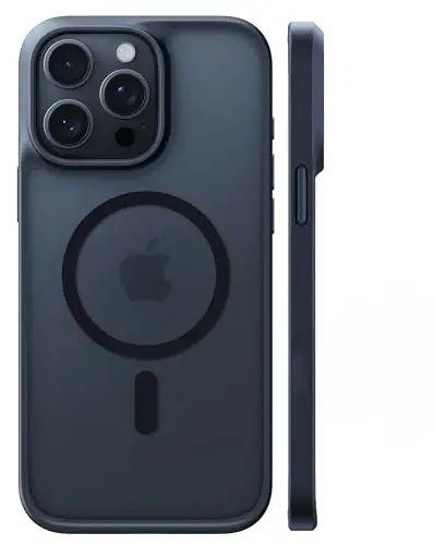 TORRAS Magnetic Guardian iPhone 14 Pro Max Case [Harbiy darajali] [MagSafe mos keluvchi] Yupqa yarim shaffof 6.7
