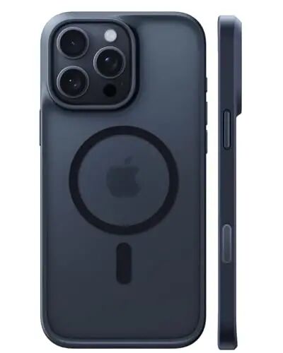 TORRAS Magnetic Shockproof for iPhone 15 Pro Case, [4X Military-Grade Protection] [Compatible with MagSafe] Translucent Case for iPhone 15 Pro Anti-Scratch Guardian 6.9