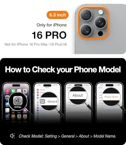 TORRAS Magnetic Slim Fit Case for iPhone 16 Pro, 6.3 inch, Ultra-Thin Compatible with MagSafe, Lightweight Matte Anti-Scratch Hard PC Cover Phone Case, Natural Titanium - 6