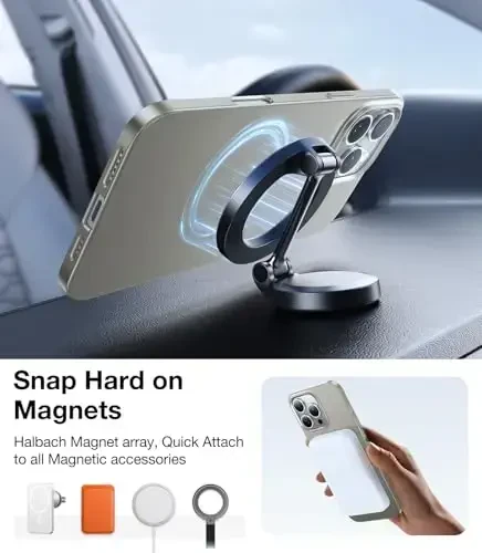 TORRAS Magnetic Slim-Fit iPhone 16 Pro Max Case 6.9 dyuym uchun, Ultra-Yupqa 16 ProMax Telefon G'ilofi MagSafe bilan mos, Yengil Tirnalishga Qarshi Matte Qattiq PC Bayer OriginFit, Qora - 4