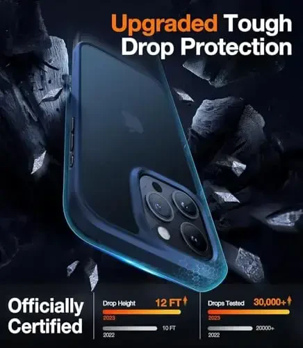 TORRAS Shockproof for iPhone 15 Pro Case 6.1